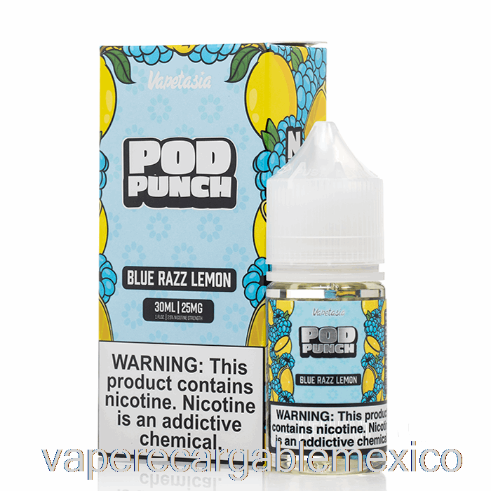 Vape Recargable Blue Razz Limón - Vapetasia Pod Punch Sales - 30ml 50mg
